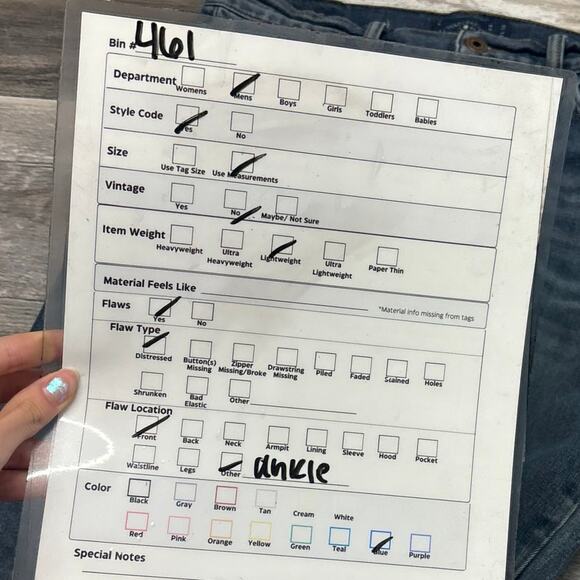 Lucky Brand 410 Dark Wash Blue Mens 34x30 Athletic Fit Straight Stretch‎ Jeans - Picture 10 of 13